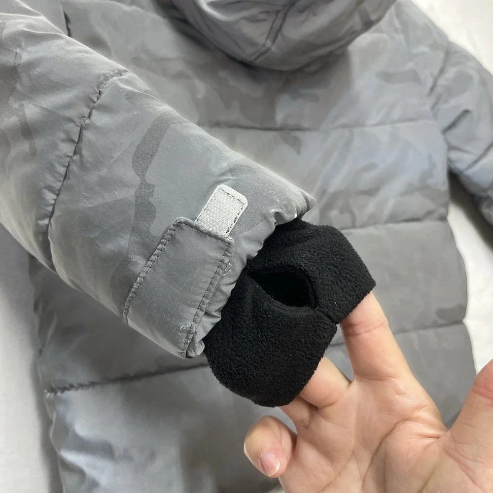 Members Mark Cozy Puffer Jacket Boys‎ 3T Reflective Camo Winter Snow Warm